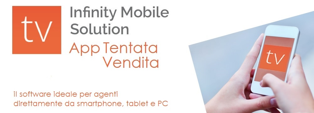 Infinity mobile solution - app tentata vendita Zucchetti - il software ideale per agenti direttamente da smartphone, tablet e PC